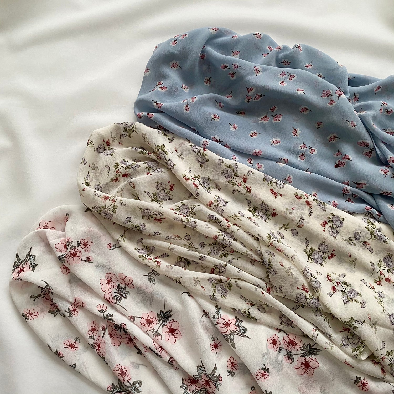 Floral Chiffon Hijabs