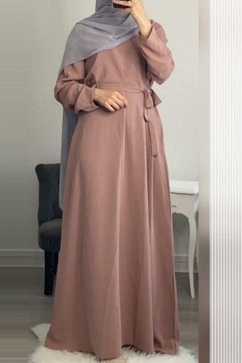 Blush Abaya Dress