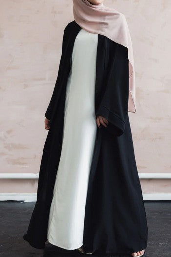 Oreo Open Front Abaya