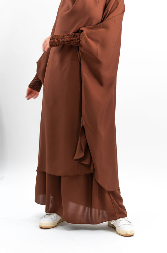 Two Piece Jilbab - Chocolate Coffee