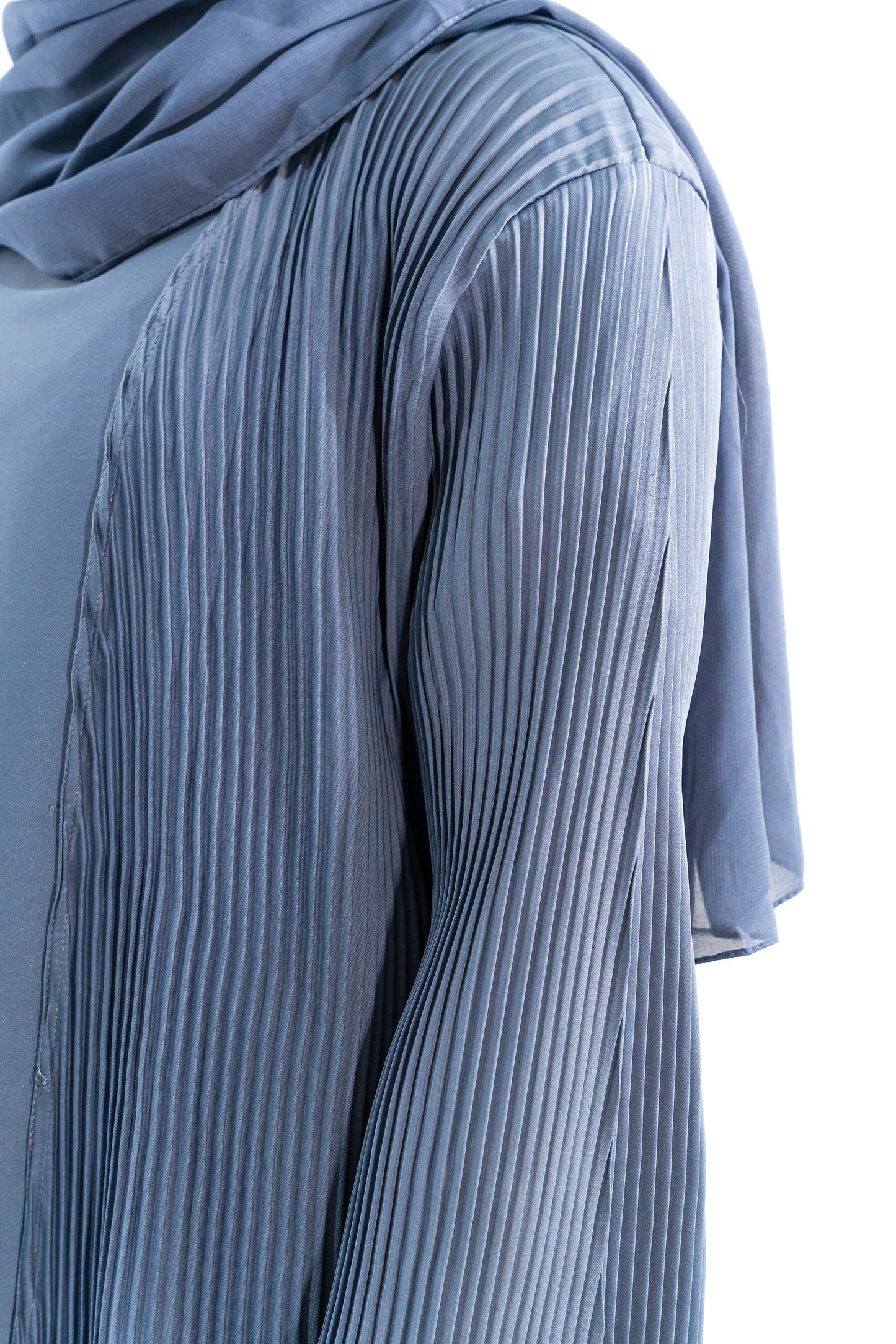 Luxury Pleated Abaya - Livid