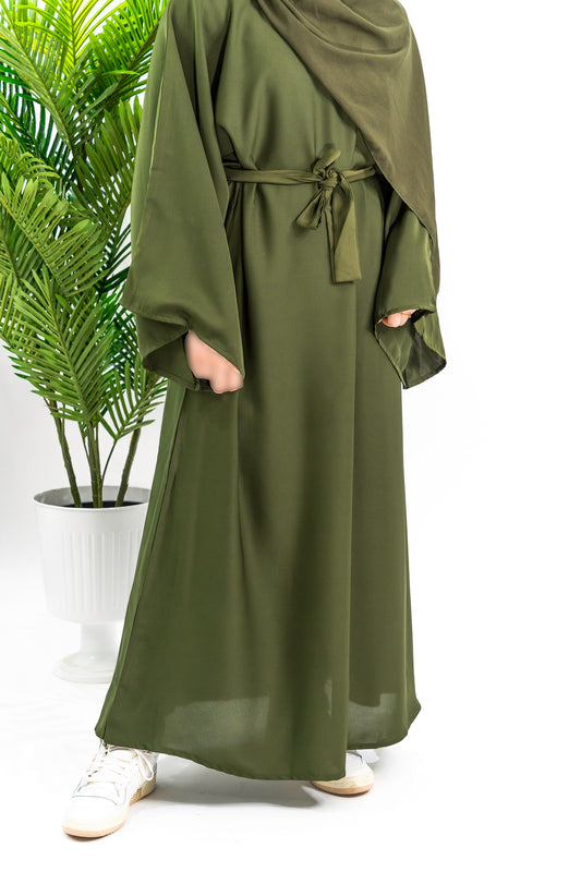 An-Nisaa Essentials - Army Green Wide Sleeves