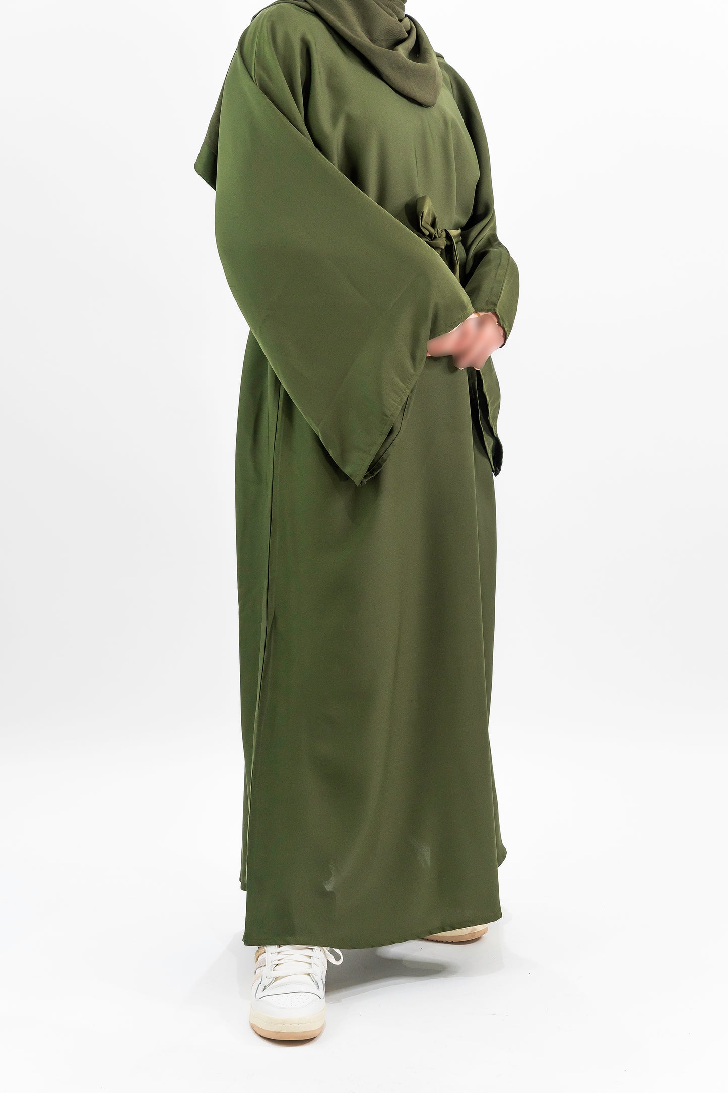 An-Nisaa Essentials - Army Green Wide Sleeves