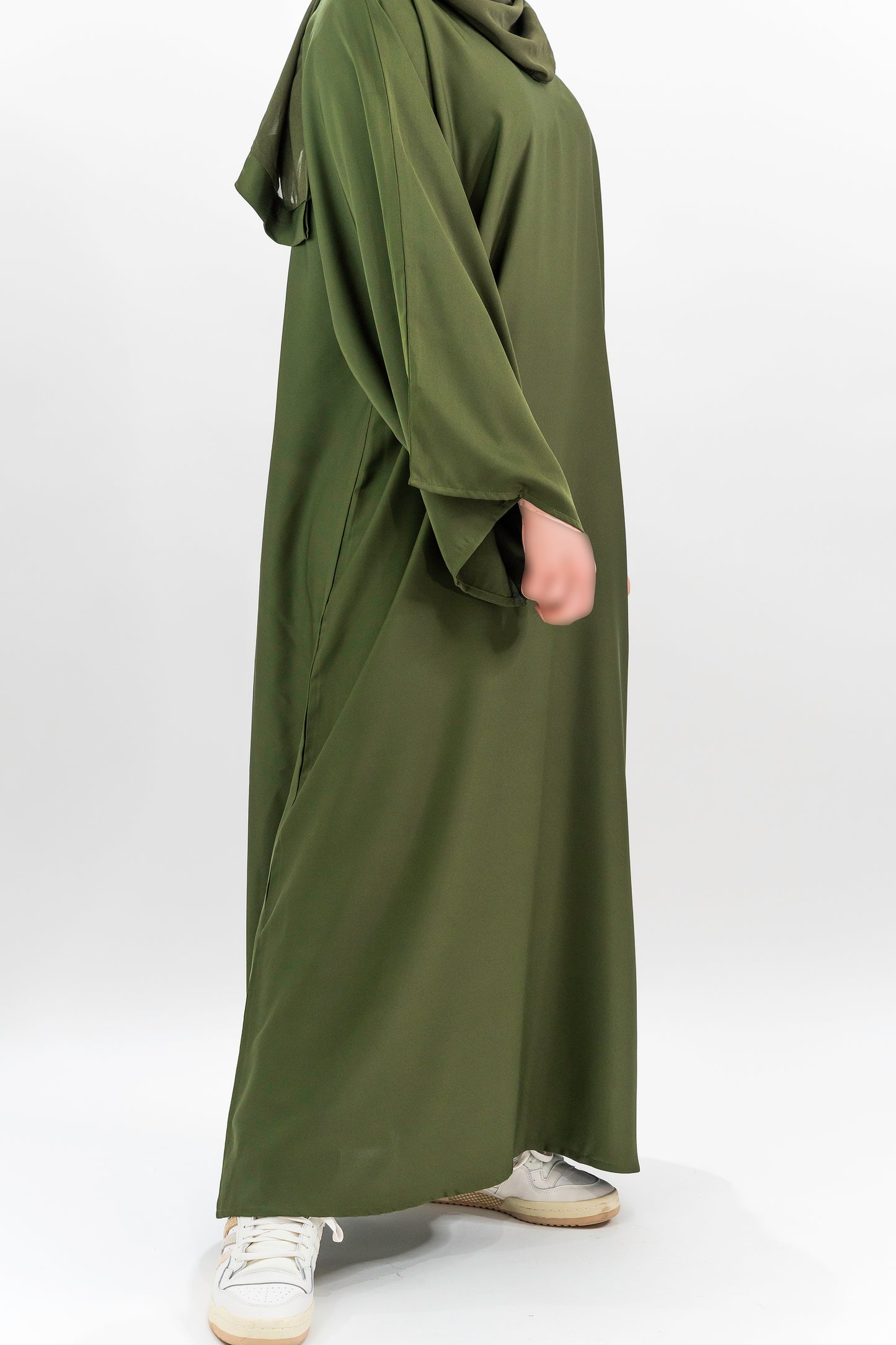 An-Nisaa Essentials - Army Green Wide Sleeves